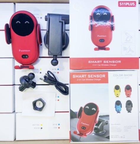 Load image into Gallery viewer, Infrared Induction Car Wireless Charger Car Phone Holder
