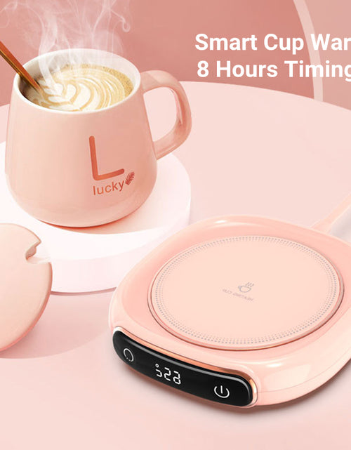 Load image into Gallery viewer, Coffee Mug Warmer Warm Coaster Smart Heating Cup Thermal Insulation Constant Temperature Coaster Heating Pad Desktop
