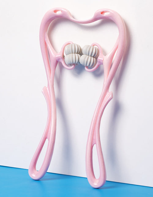 Load image into Gallery viewer, Multifunctional Manual Six-wheel Neck Massager Massage Relieve Roller Massage Tool
