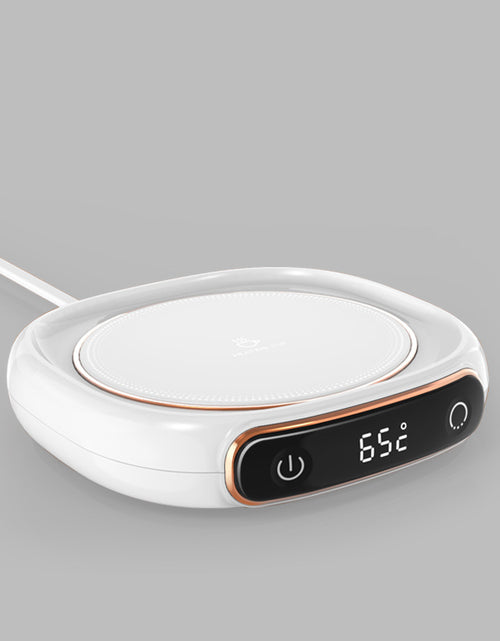 Load image into Gallery viewer, Coffee Mug Warmer Warm Coaster Smart Heating Cup Thermal Insulation Constant Temperature Coaster Heating Pad Desktop
