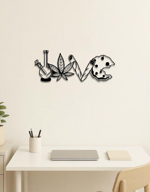 Load image into Gallery viewer, LOVE Metal Letter Wall Pendant - Versatile Decor For Living Room, Bedroom
