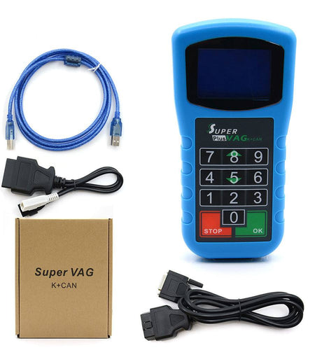 Volkswagen Skoda diagnostic tool supporting VW, Audi, Seat models with advanced features and multilingual interface