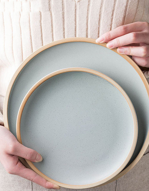 Load image into Gallery viewer, Pure color matte ceramic plate
