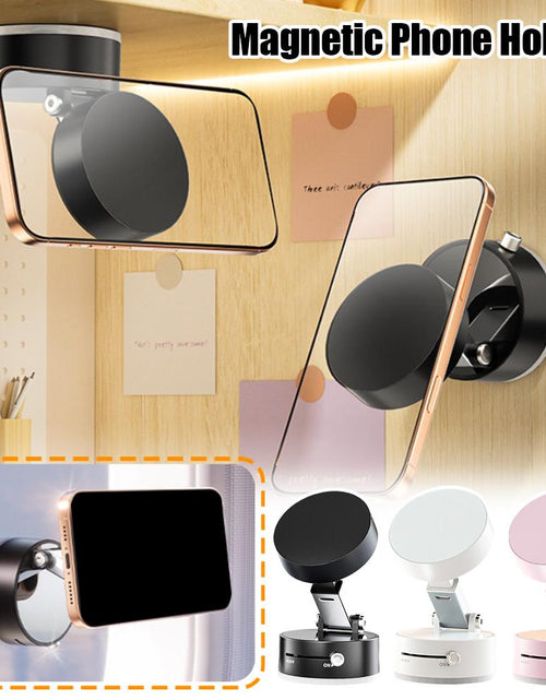 Load image into Gallery viewer, Foldable Magnetic Vacuum Car Phone Holder Foldable Suction Cup With Suction Cup Hands-Free Navigation For Smart Phone
