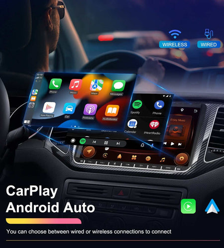 Vehicle navigation player 7-inch Android 13 car central control with wireless Carplay and built-in GPS navigation