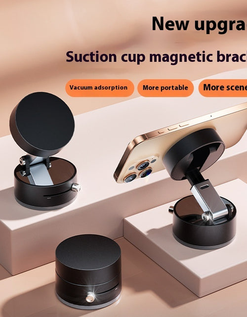Load image into Gallery viewer, Foldable Magnetic Vacuum Car Phone Holder Foldable Suction Cup With Suction Cup Hands-Free Navigation For Smart Phone
