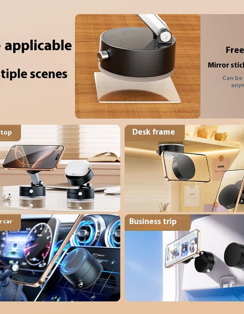 Load image into Gallery viewer, Foldable Magnetic Vacuum Car Phone Holder Foldable Suction Cup With Suction Cup Hands-Free Navigation For Smart Phone
