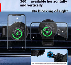 Car magnetic wireless charger 15W charging bracket for vehicles