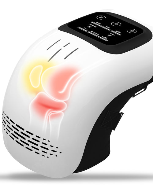 Load image into Gallery viewer, Intelligent Home Use Electric Intelligent Kneading Heating Knee Massager Rechargeable Pain Relief Infrared Laser Vibration Knee Massager
