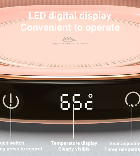 Coffee Mug Warmer Warm Coaster Smart Heating Cup Thermal Insulation Constant Temperature Coaster Heating Pad Desktop