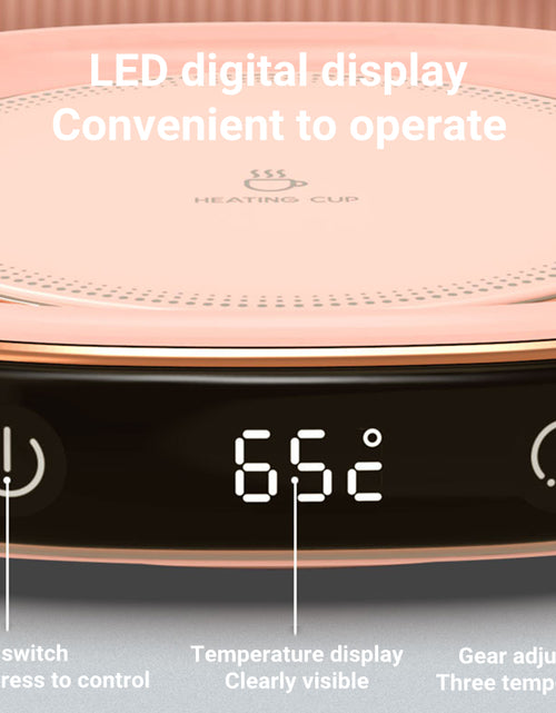 Load image into Gallery viewer, Coffee Mug Warmer Warm Coaster Smart Heating Cup Thermal Insulation Constant Temperature Coaster Heating Pad Desktop
