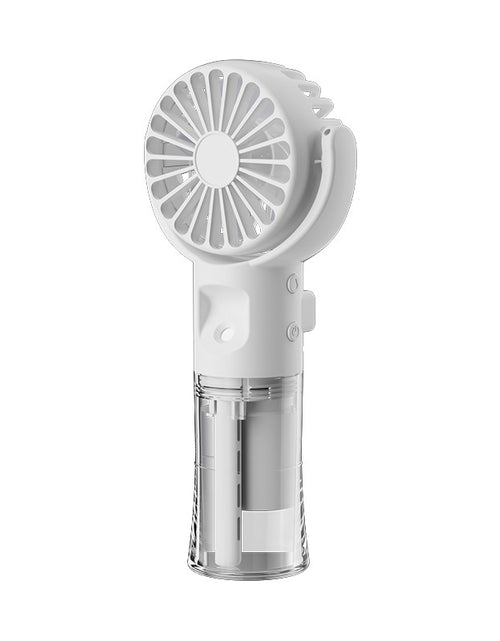 Load image into Gallery viewer, Portable Handheld Spray Fan 4-Speed Water Spray Mist Fan Summer Cooling Artifact USB Charging Summer Supplies Outdoor Mini Fan
