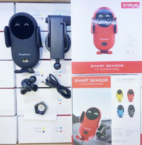 Load image into Gallery viewer, Infrared Induction Car Wireless Charger Car Phone Holder
