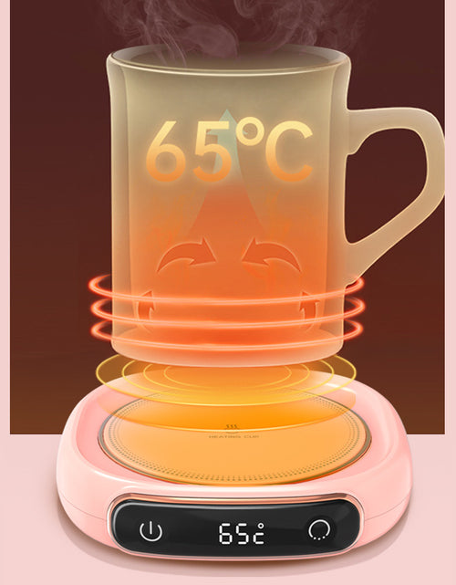 Load image into Gallery viewer, Coffee Mug Warmer Warm Coaster Smart Heating Cup Thermal Insulation Constant Temperature Coaster Heating Pad Desktop
