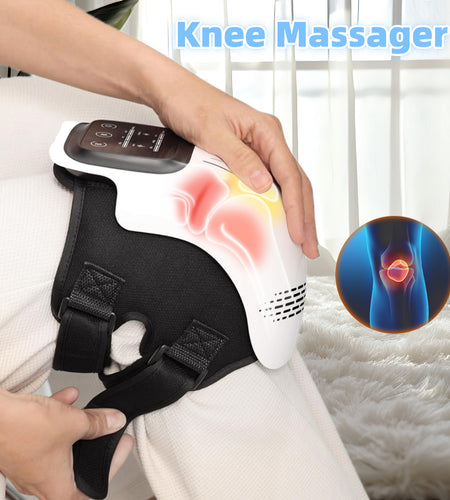 Intelligent Home Use Electric Intelligent Kneading Heating Knee Massager Rechargeable Pain Relief Infrared Laser Vibration Knee Massager