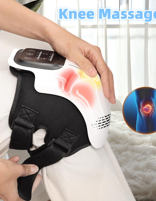 Load image into Gallery viewer, Intelligent Home Use Electric Intelligent Kneading Heating Knee Massager Rechargeable Pain Relief Infrared Laser Vibration Knee Massager
