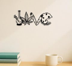 LOVE Metal Letter Wall Pendant - Versatile Decor For Living Room, Bedroom