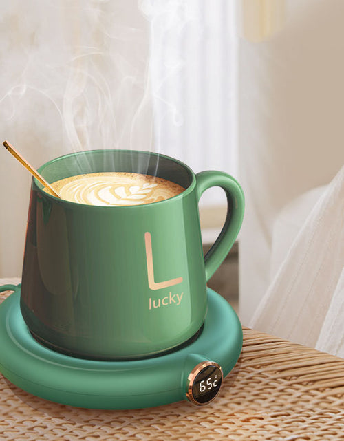 Load image into Gallery viewer, Coffee Mug Warmer Warm Coaster Smart Heating Cup Thermal Insulation Constant Temperature Coaster Heating Pad Desktop
