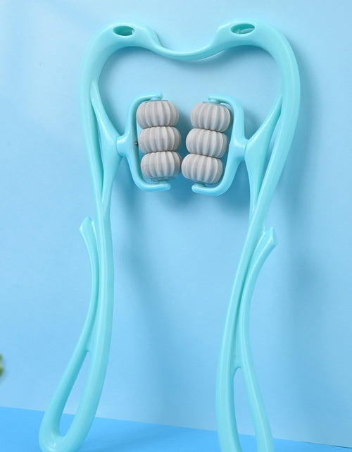 Load image into Gallery viewer, Multifunctional Manual Six-wheel Neck Massager Massage Relieve Roller Massage Tool
