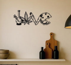 LOVE Metal Letter Wall Pendant - Versatile Decor For Living Room, Bedroom