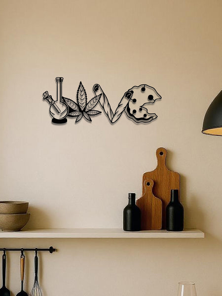 LOVE Metal Letter Wall Pendant - Versatile Decor For Living Room, Bedroom