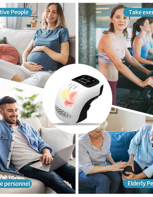 Load image into Gallery viewer, Intelligent Home Use Electric Intelligent Kneading Heating Knee Massager Rechargeable Pain Relief Infrared Laser Vibration Knee Massager
