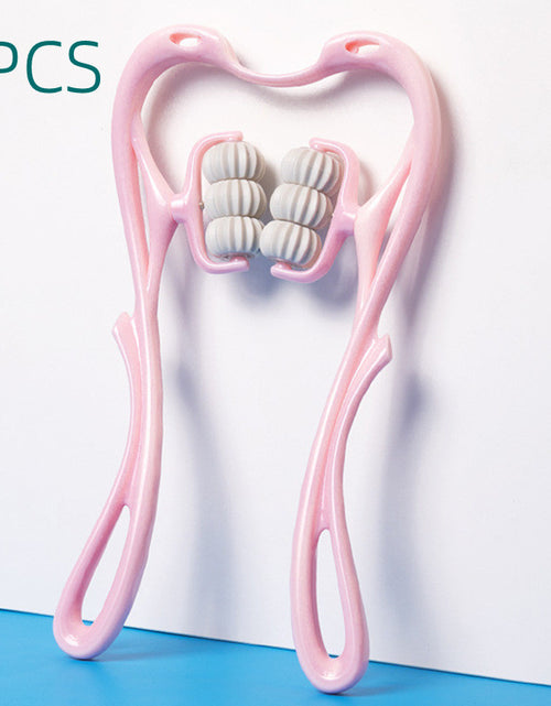 Load image into Gallery viewer, Multifunctional Manual Six-wheel Neck Massager Massage Relieve Roller Massage Tool
