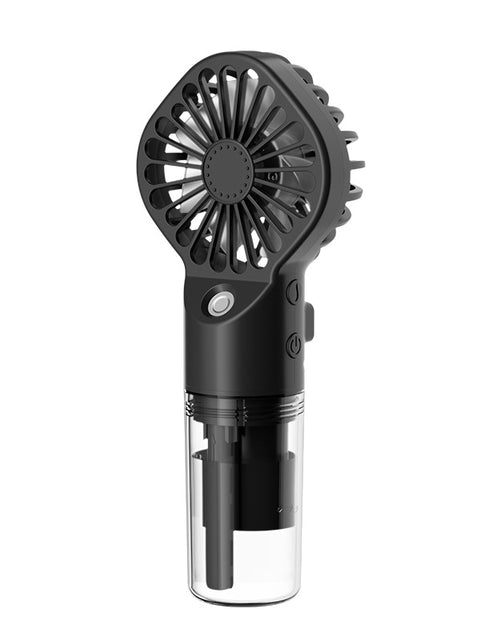 Load image into Gallery viewer, Portable Handheld Spray Fan 4-Speed Water Spray Mist Fan Summer Cooling Artifact USB Charging Summer Supplies Outdoor Mini Fan
