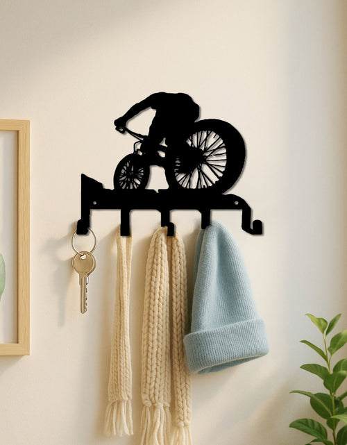 Load image into Gallery viewer, Elegant Metal Wall Art W Coat Hook - Functional Decor For Living Room Bedroom
