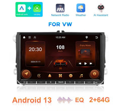 Vehicle Navigation Player 2 64 Central Control Reversing Carplay Car Central Control All-in-one Machine