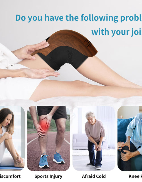 Load image into Gallery viewer, Intelligent Home Use Electric Intelligent Kneading Heating Knee Massager Rechargeable Pain Relief Infrared Laser Vibration Knee Massager
