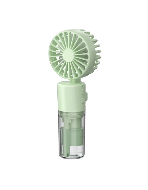 Load image into Gallery viewer, Portable Handheld Spray Fan 4-Speed Water Spray Mist Fan Summer Cooling Artifact USB Charging Summer Supplies Outdoor Mini Fan
