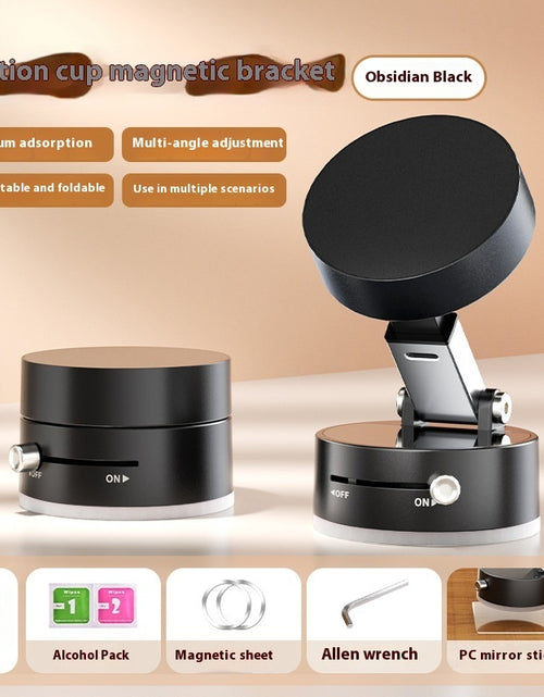 Load image into Gallery viewer, Foldable Magnetic Vacuum Car Phone Holder Foldable Suction Cup With Suction Cup Hands-Free Navigation For Smart Phone
