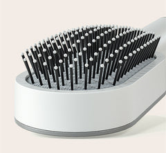 Self Cleaning Hair Brush For Women One-key Cleaning Hair Loss Airbag Massage Scalp Comb Anti-Static Hairbrush