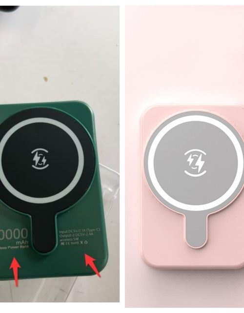 Load image into Gallery viewer, Mini Fast Charging Magnetic Wireless Power Bank 5000 MAh Portable
