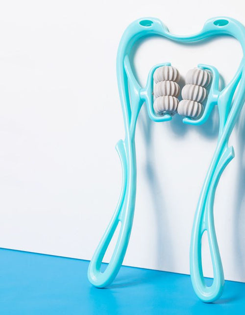 Load image into Gallery viewer, Multifunctional Manual Six-wheel Neck Massager Massage Relieve Roller Massage Tool
