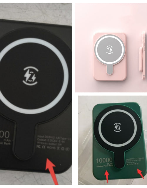 Load image into Gallery viewer, Mini Fast Charging Magnetic Wireless Power Bank 5000 MAh Portable
